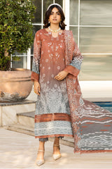 Aafreen Chunri By Riaz Arts Unstitched 3 Piece Emb Lawn Collection-AF-195