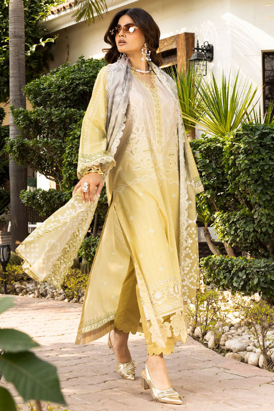 Aafreen Chunri By Riaz Arts Unstitched 3 Piece Emb Lawn Collection-AF-199