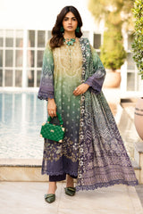 Aafreen Chunri By Riaz Arts Unstitched 3 Piece Emb Lawn Collection-AF-200