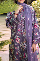 Sheen Prints By Alizeh Unstitched 3 Piece Digital Printed Fine Lawn Vol-02 Collection'2024-AF-6012-Indigo