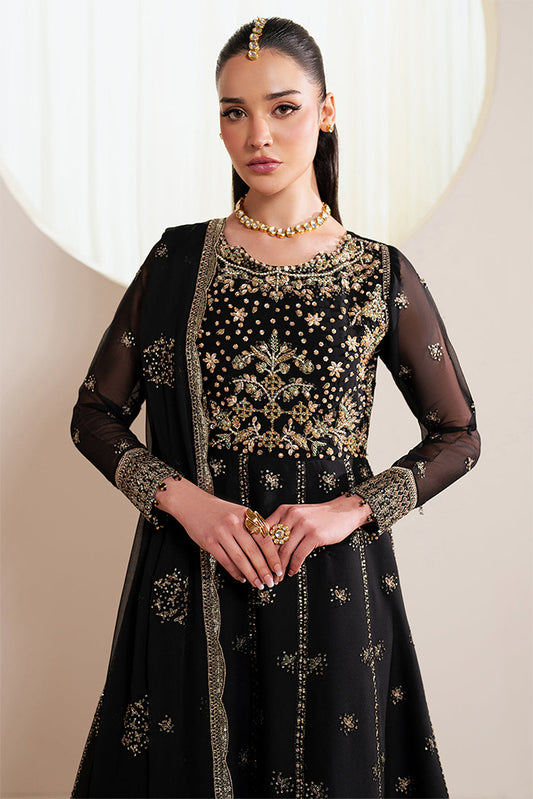 Reena By Alizeh Unstitched 3 Piece Formals Eid Edit V4 Collection'2025-AF-HM-4030-Noir