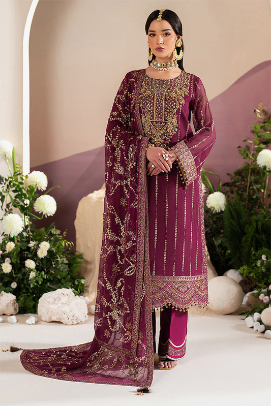 Reena By Alizeh Unstitched 3 Piece Formals Eid Edit V4 Collection'2025-AF-HM-4034-Dusk