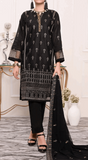 Aainahh by Amna Khadija Stitched 3 Piece Eid Lawn Vol-23 Collection'2022-AF-23-Black