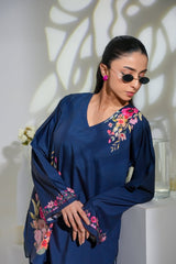 Dhaga Stitched 2 Piece Crepe Collection'2025-Aurora