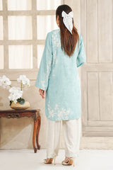 Hazel By Aizal Stitched Co Ords Slub Linen Winter Collection'2025-AH-02-Ferozi