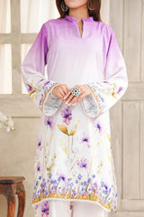 Hazel By Aizal Stitched Co Ords Slub Linen Winter Collection'2025-AH-09-White