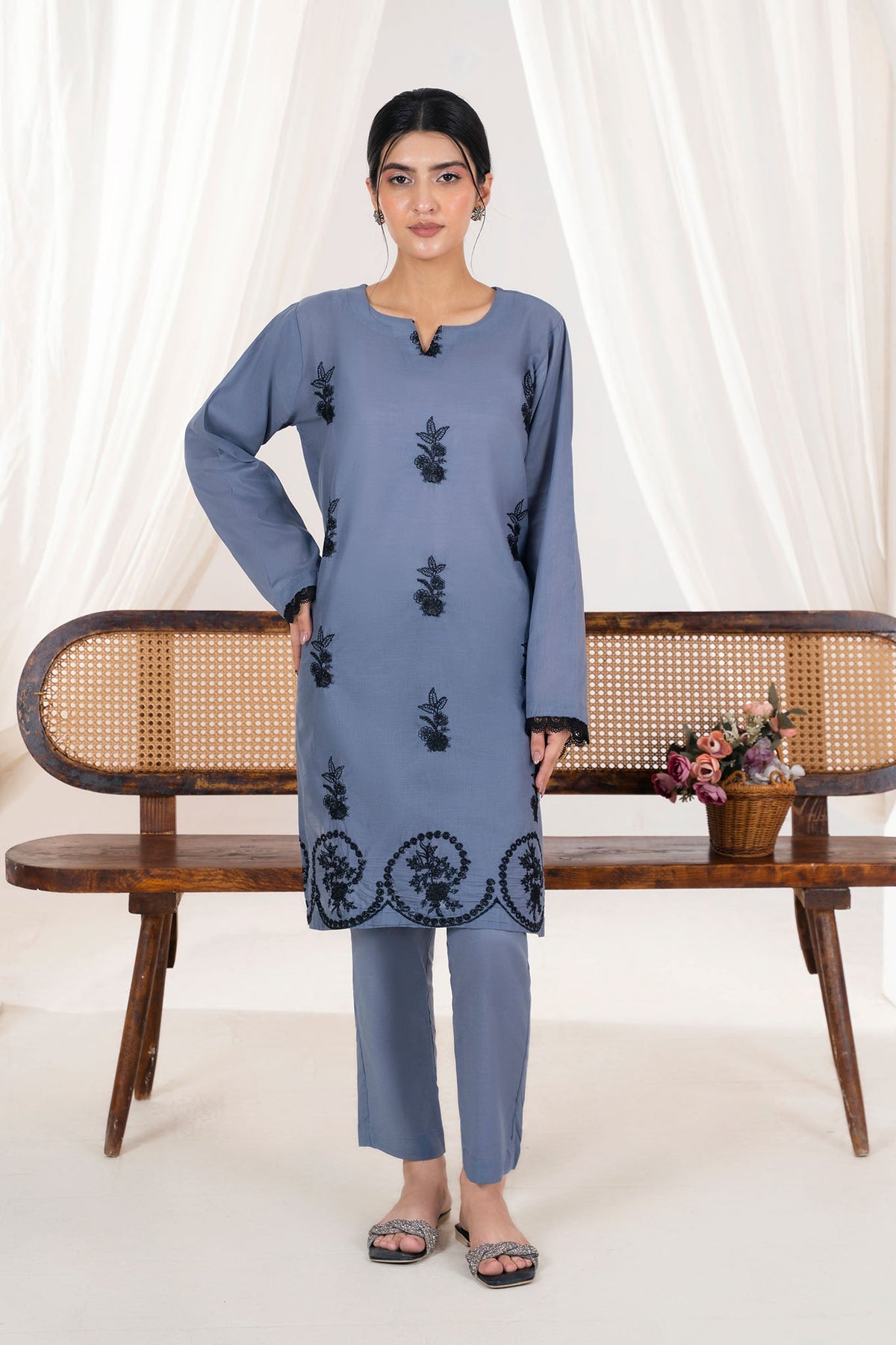 Ahlam by Safa Textile Stitched Embroidered Collection'2025-AHL-2013
