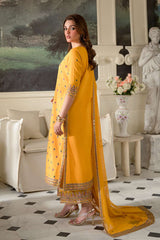 Fresco Edit By Sheenora Stitched 3 Piece Lawn Collection'2025-Daffodill