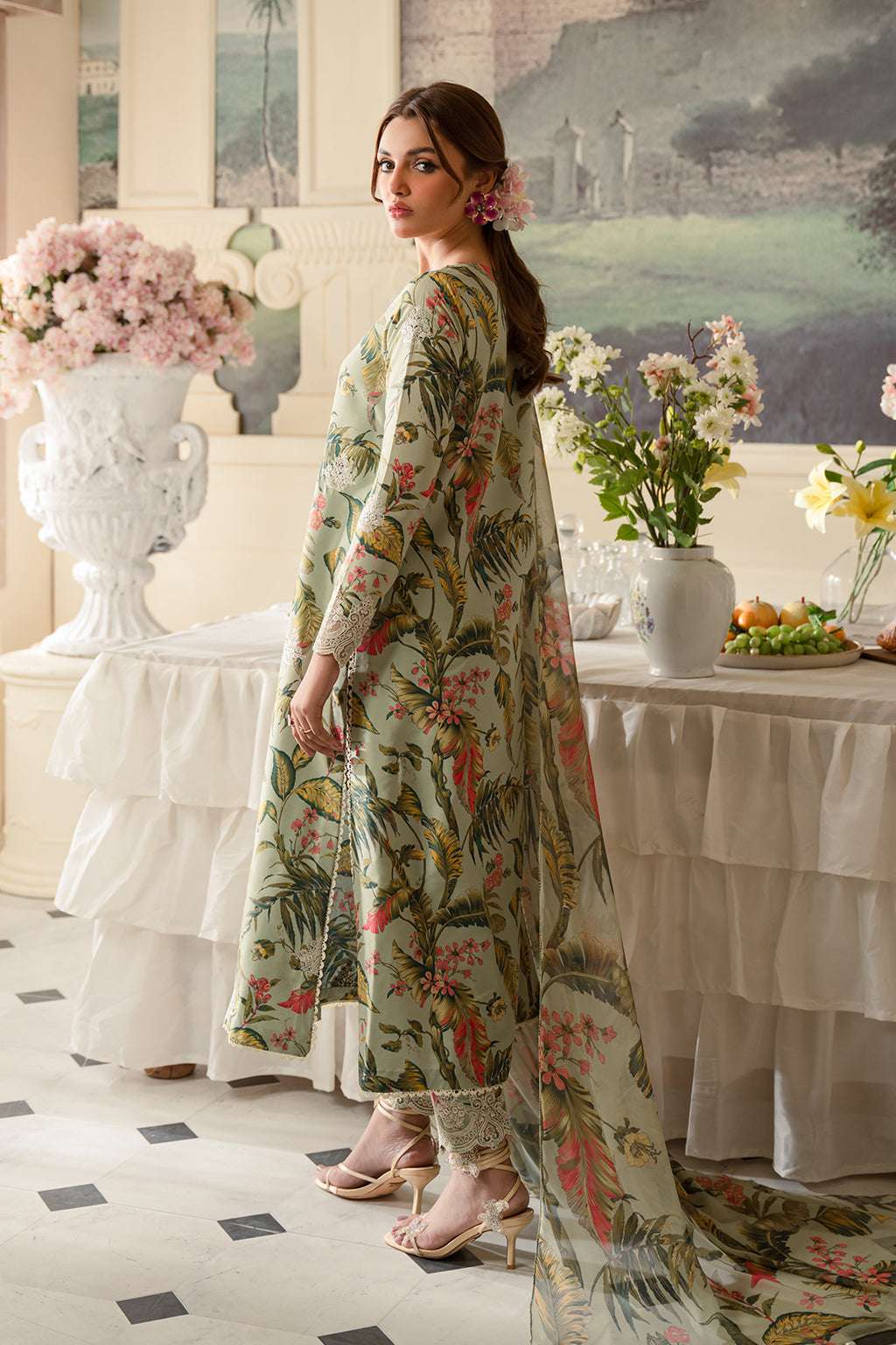 Fresco Edit By Sheenora Stitched 3 Piece Lawn Collection'2025-Scarlett