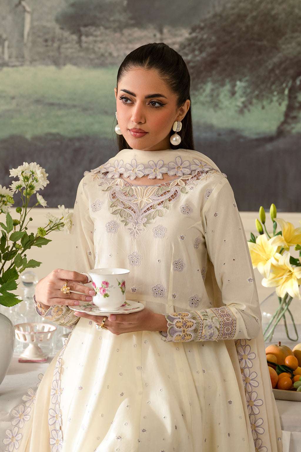 Fresco Edit By Sheenora Unstitched 3 Piece Lawn Collection'2025-Euphoria