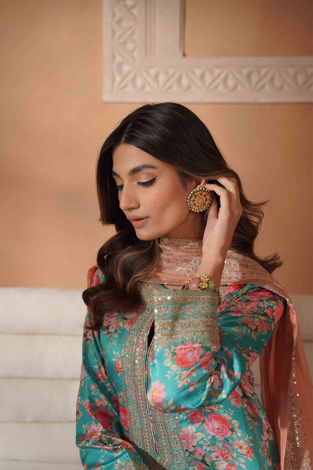 Nooru By Sheenora Stitched 3 Piece Luxury Pret Collection'2024-KAIF
