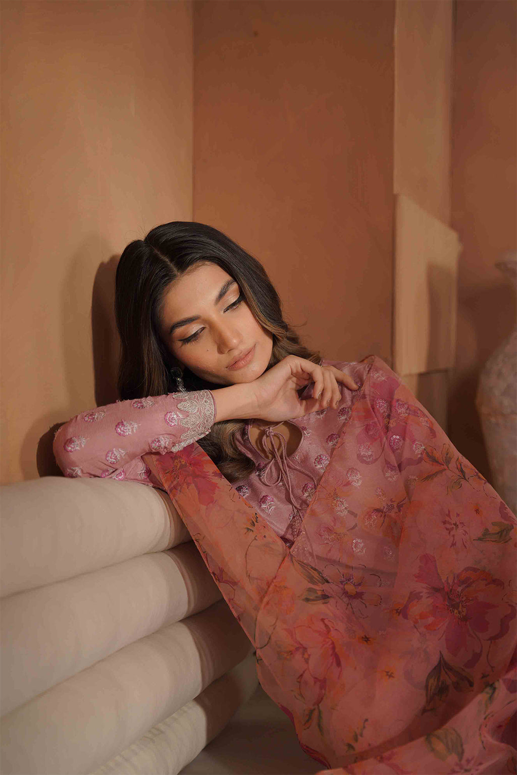 Nooru by Sheenora Stitched 3 Piece Silk Collection-MIRANI