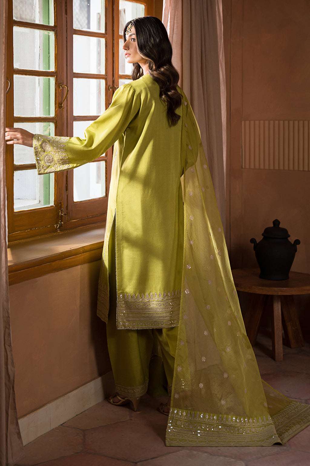 Nooru by Sheenora Stitched 3 Piece Silk Collection-PAKEEZAY