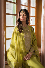 Nooru by Sheenora Stitched 3 Piece Silk Collection-PAKEEZAY