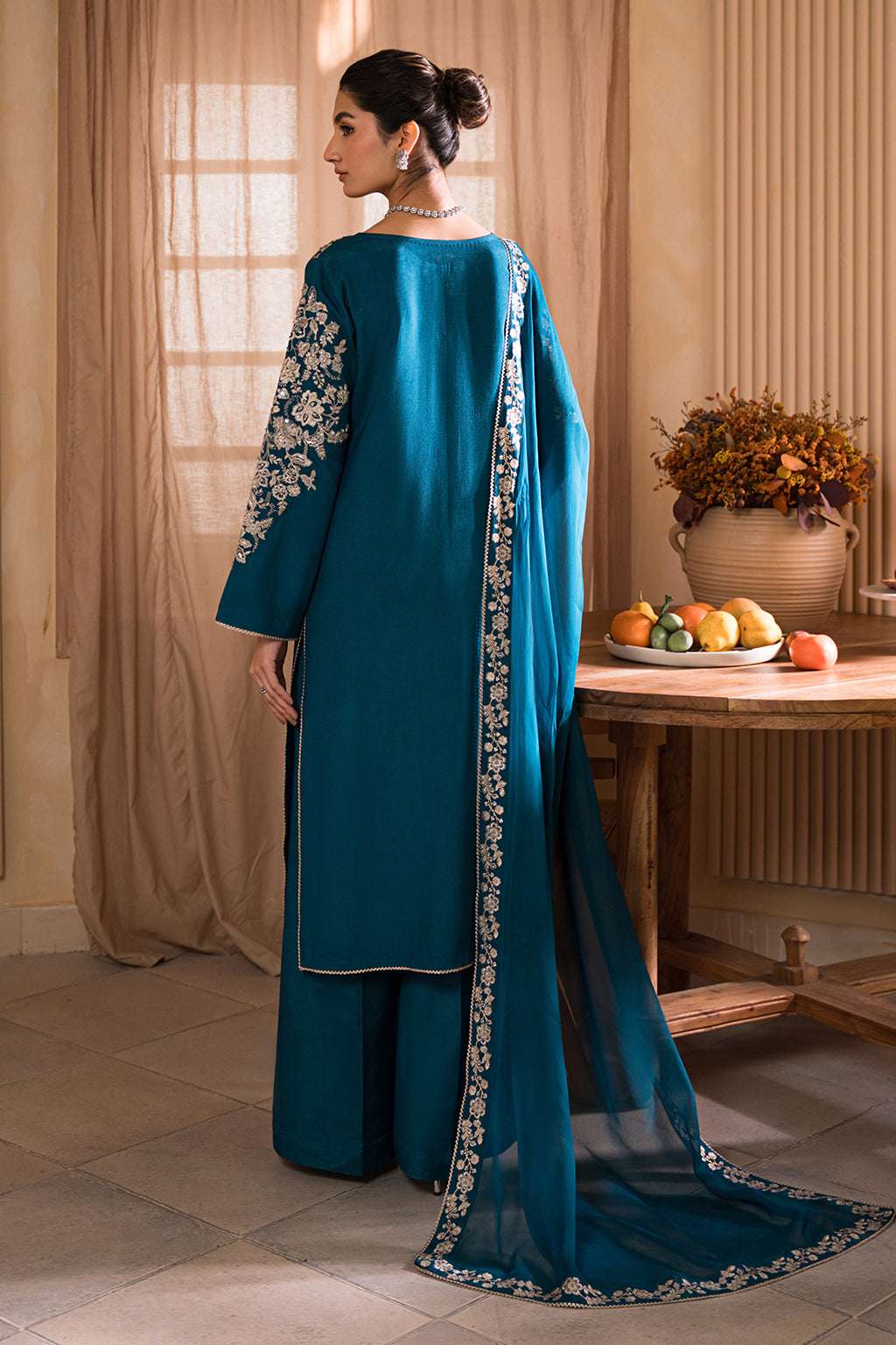 Nooru by Sheenora Stitched 3 Piece Silk Collection-SAMIRA