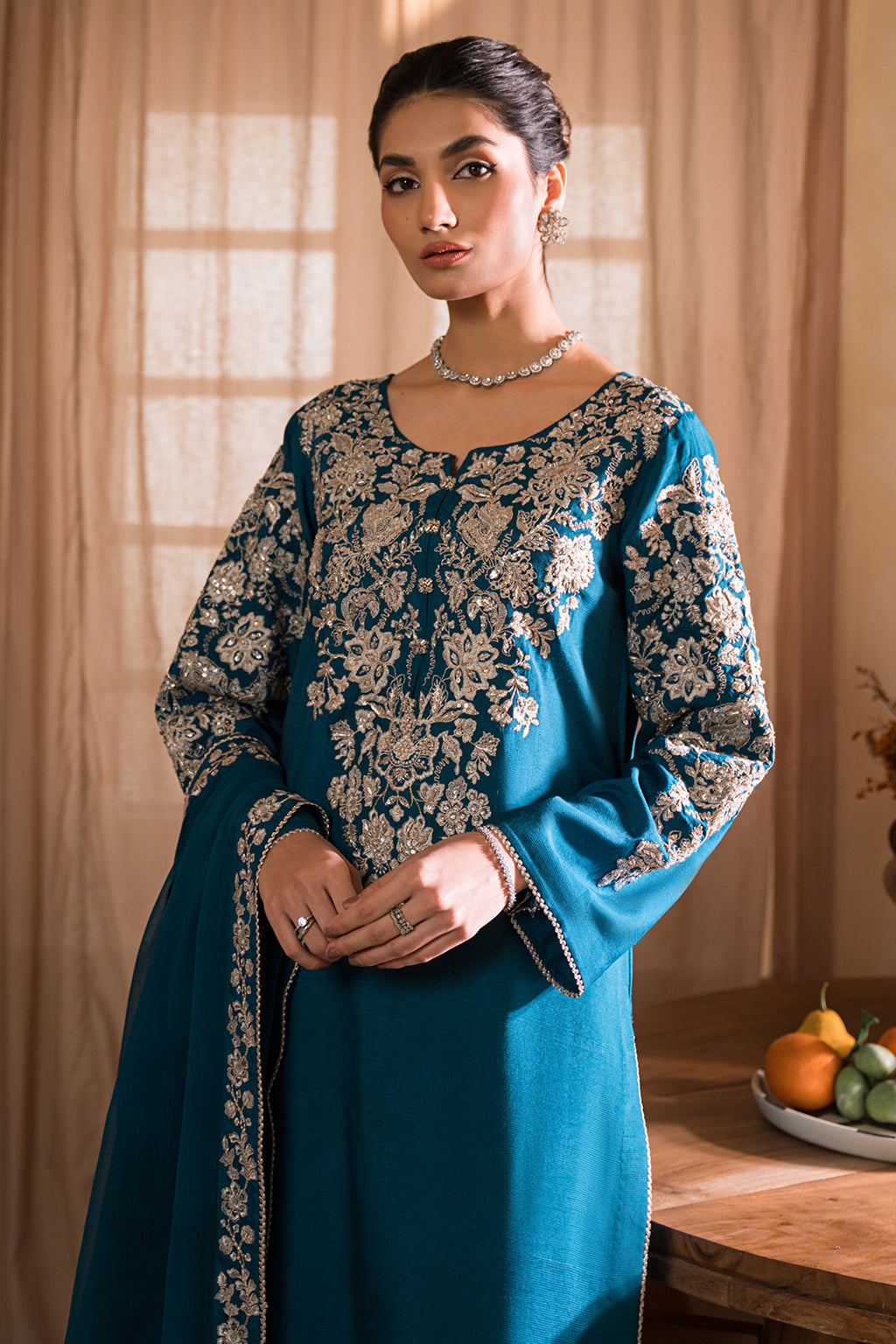 Nooru By Sheenora Stitched 3 Piece Luxury Pret Collection'2024-SAMIRA