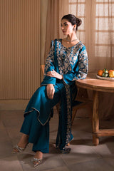 Nooru by Sheenora Stitched 3 Piece Silk Collection-SAMIRA