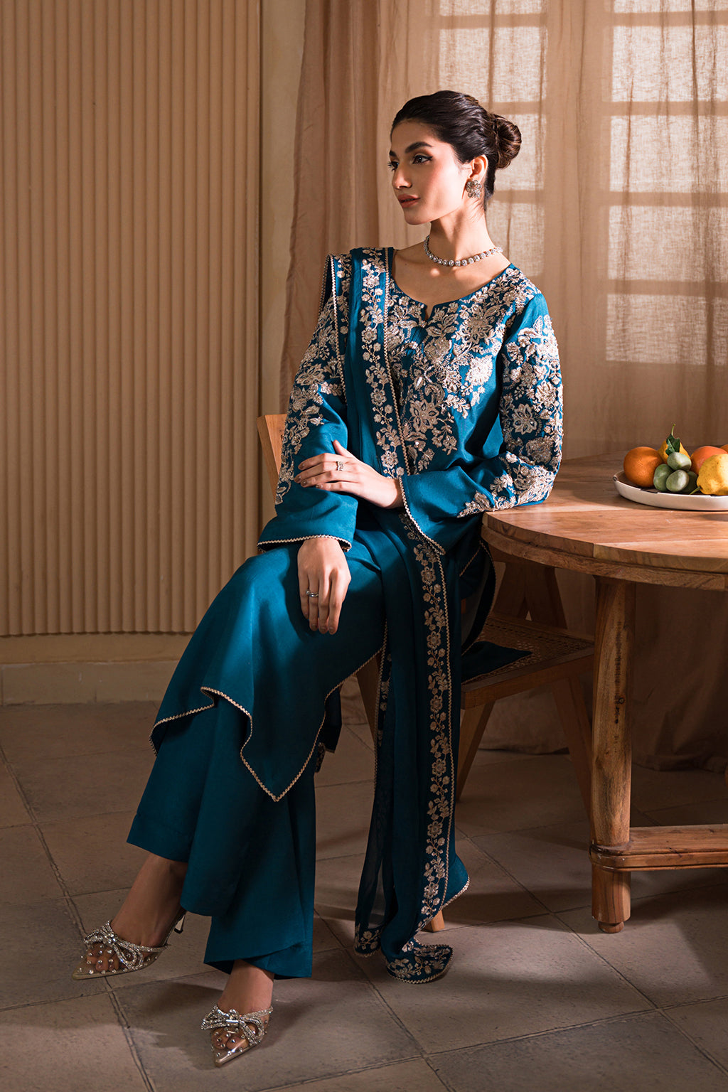 Nooru By Sheenora Stitched 3 Piece Luxury Pret Collection'2024-SAMIRA