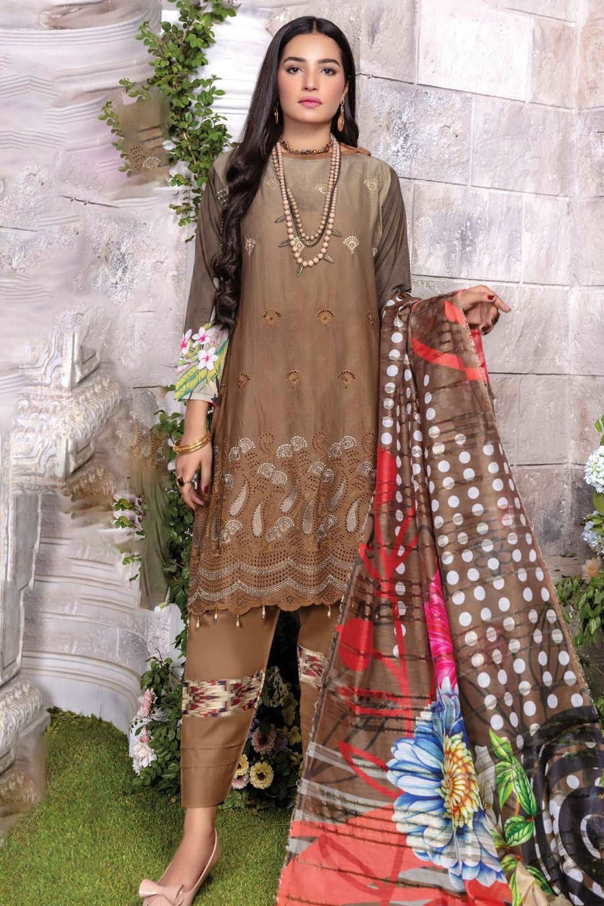 Aks e Jahan by Mah e Rooh Unstitched 3 Piece Digital Printed Lawn Collection'2023-AJ-1501