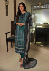 Asim Jofa Asra '23 Ajas-02 Embroidered Cambric (3-Pcs)