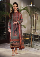 Asim Jofa Asra '23 Ajas-03 Embroidered Cambric  (3-Pcs)