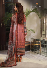 Asim Jofa Asra '23 Ajas-03 Embroidered Cambric  (3-Pcs)