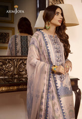 Asim Jofa Asra '23 Ajas-05 Designers Embroidered Stitched 3 Pcs