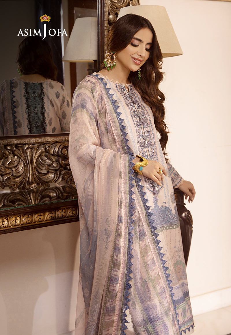 Asim Jofa Asra '23 Ajas-05 Designers Embroidered Stitched 3 Pcs