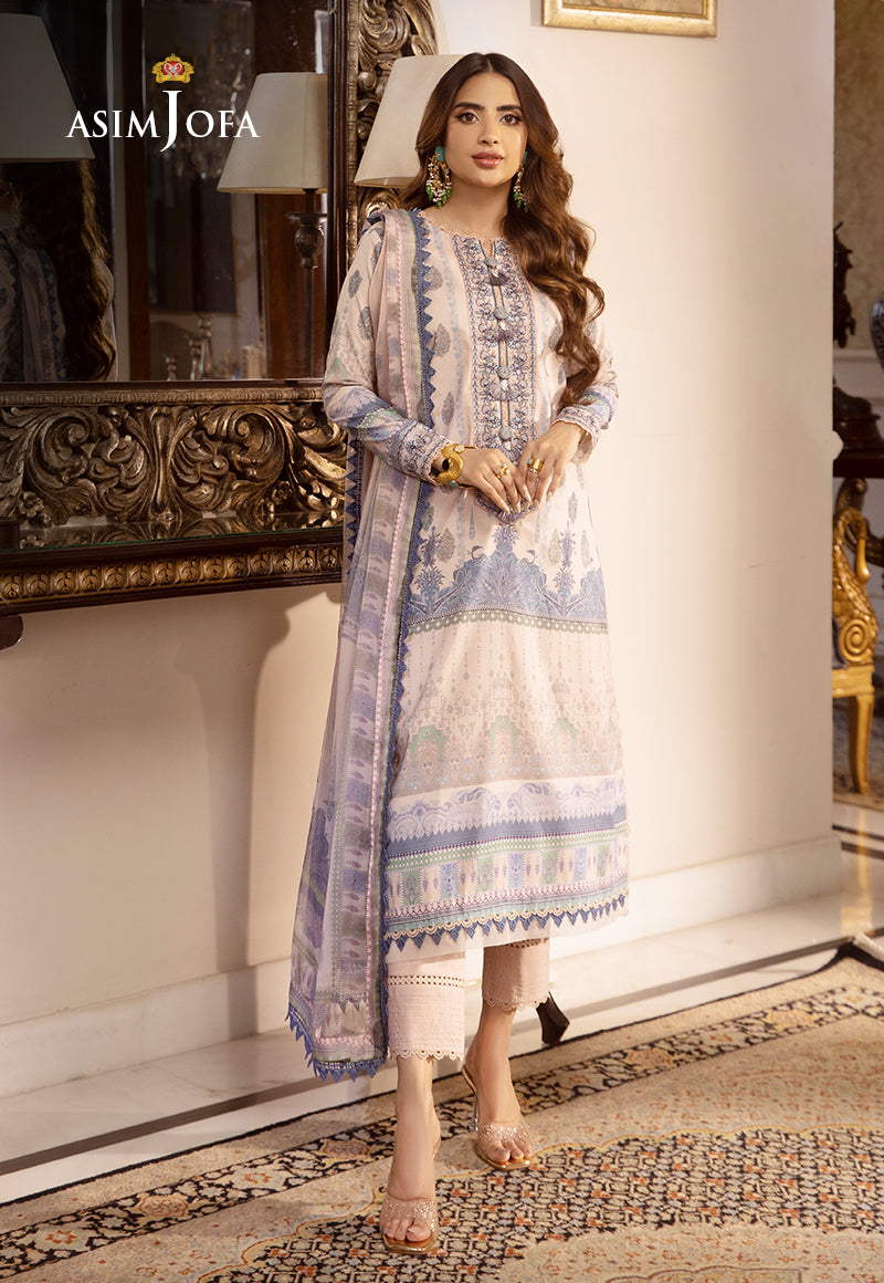 Asim Jofa Asra '23 Ajas-05 Designers Embroidered Stitched 3 Pcs
