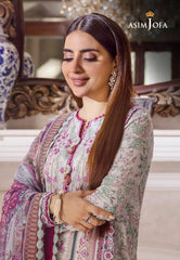 Asim Jofa Asra '23 Ajas-13 (3-Pcs) Printed Cambric 3 Pcs