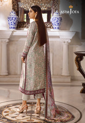 Asim Jofa Asra '23 Ajas-13 (3-Pcs) Printed Cambric 3 Pcs
