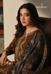 Asim Jofa Asra '23 Ajas-22 Cambric Embroidered  (3-Pcs)