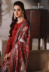 Asim Jofa Asra '23 Ajas-25 Embroidered Cambric (3-Pcs)