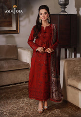 Asim Jofa Asra '23 Ajas-25 Embroidered Cambric (3-Pcs)