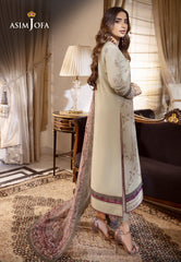 Asim Jofa Asra '23 Ajas-30 Embroidered Cambric  (3-Pcs)