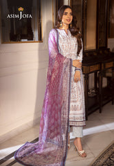Asim Jofa Asra '23 Ajas-32 Embroidered Cambric (3-Pcs)