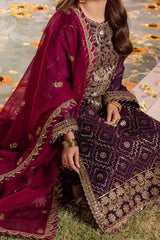 Dhanak Rang By Asim Jofa Unstitched 3 Piece Formals Collection'2024-AJCF-02