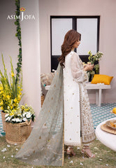 Asim Jofa Festive Luxe Pret Ajcfb-17 Embroidered Chiffon Stitched 3 Pcs