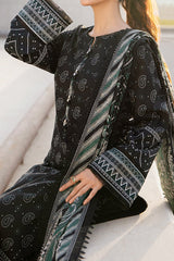 Monochrome By Asim Jofa Unstitched 3 Piece Digital Lawn Collection'2024-AJCM-01