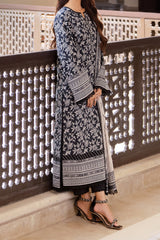 Monochrome By Asim Jofa Unstitched 3 Piece Digital Lawn Collection'2024-AJCM-07