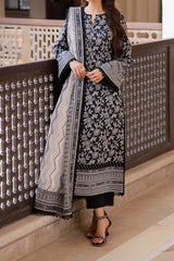 Monochrome By Asim Jofa Unstitched 3 Piece Digital Lawn Collection'2024-AJCM-07