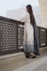 Monochrome By Asim Jofa Unstitched 3 Piece Digital Lawn Collection'2024-AJCM-10