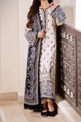 Monochrome By Asim Jofa Unstitched 3 Piece Digital Lawn Collection'2024-AJCM-10