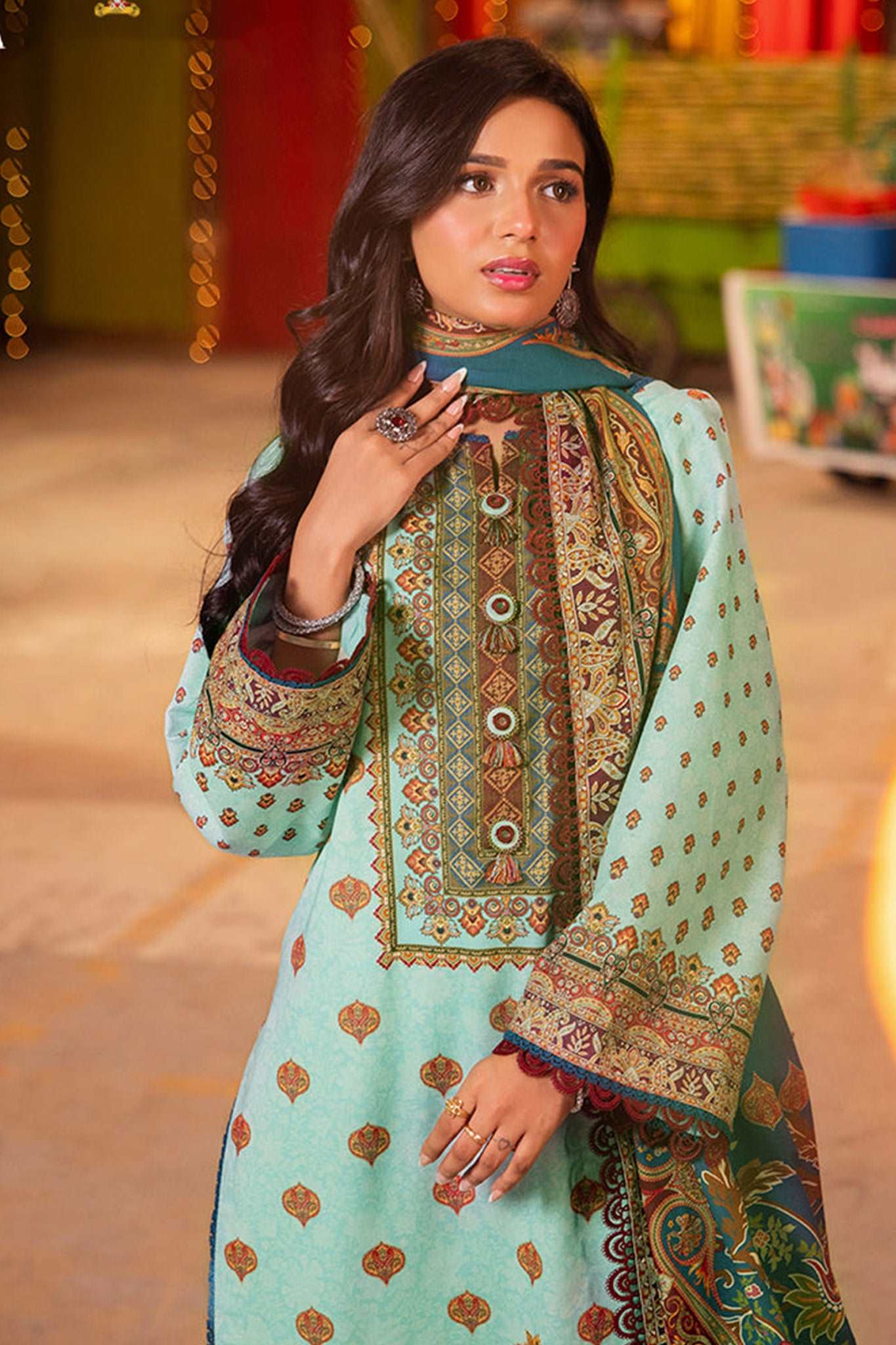 Asim Jofa Prints Unstitched 3 Piece Digital Lawn Drop-05 Collection'2024-AJEL-05