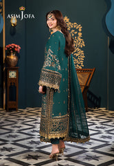 Asim Jofa Fasana-E-Ishq Eid Luxury Lawn Collection Ajfi-30 Embroidered Lawn 3 Pcs