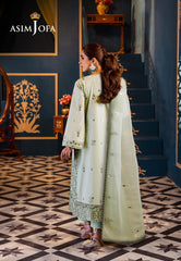 Asim Jofa Limited Edition Luxury Lawn Pret Ajfileb-17 Cambric Stitched 3 Pcs