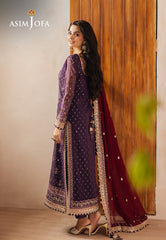 Asim Jofa Heeriye Ajhe-01 Embroidered Chiffon 3 Pcs