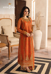 Asim Jofa Heeriye Ajhe-09 Embroidered Net 3 Pcs