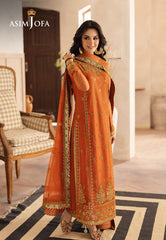 Asim Jofa Heeriye Ajhe-09 Embroidered Net 3 Pcs