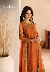 Asim Jofa Heeriye Ajhe-09 Embroidered Net 3 Pcs